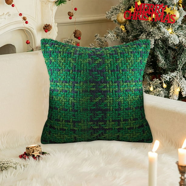pstuiky Funda de almohada navideña para sofá cojín para la espalda cojín para sala de estar cojín para sofá almohada para el día de Navidad