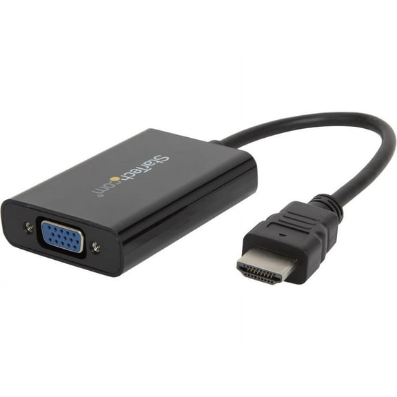 StarTech HDMI to VGA Video Adapter Converter with Audio for Desktop PC/Laptop/Ultrabook