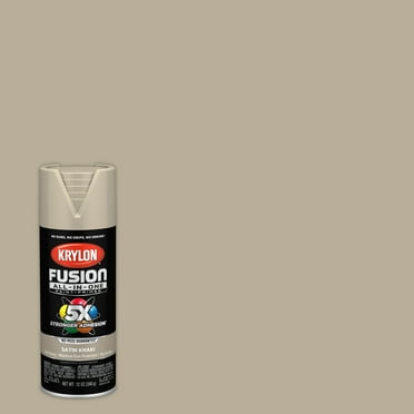 Krylon K02740007 Krylon Fusion All-In-One Khaki Satin 12 oz. Spray Paint, Multi-Surface, (1 Piece, 1 Pack)