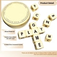 thumbnail image 3 of The Crossword Solitaire Game, 6 Sided Dice Crossword Game, Creative Game English Letter Dice, Travel Scrabble Game with Case, Twelve Dice Letters Set for Camping Games, 3 of 7