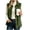 Army Green, variant on Idoravan Womens Vest Button Up Women'S Fashion Solid Color Sleeveless Casual Lapel Button Down Corduroy Sleeveless Tops