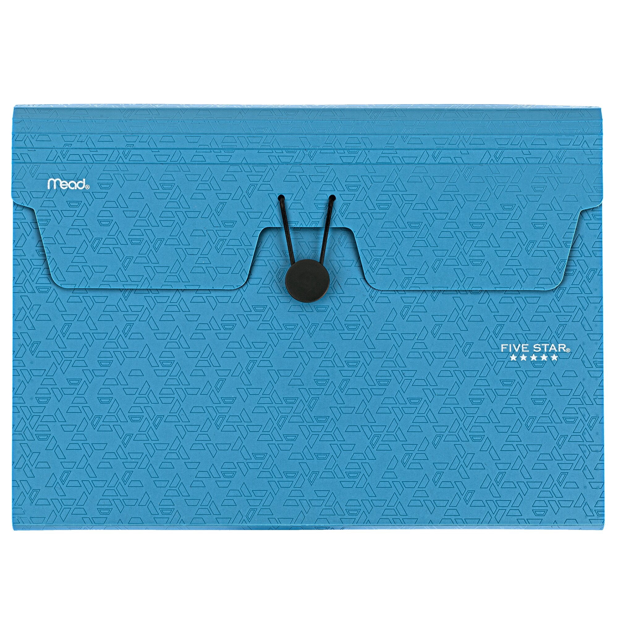 Five Star, Expanding File, 6-Pocket, 12 1/2 x 9 1/4 Tidewater Blue