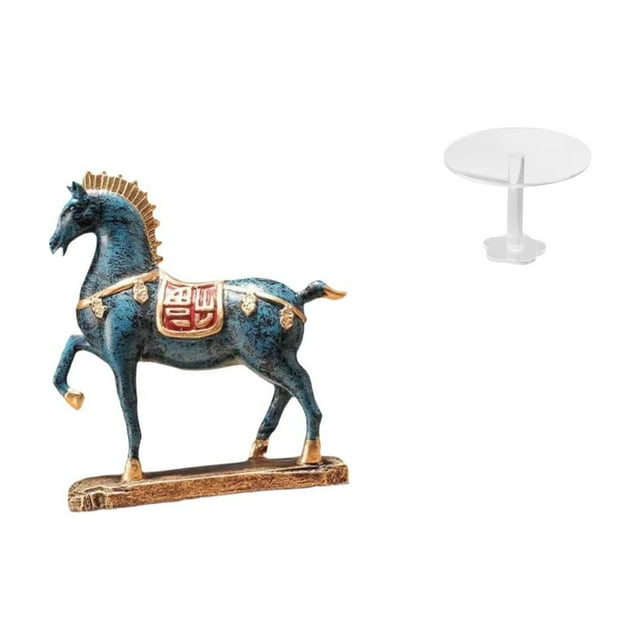 Figura de caballo, escultura de animal, estatua de caballo de resina coleccionable, adorno para centro de mesa, miniaturas para casa de muñecas, muebl