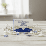 Grisi Concha Nacar Soap with Mother Pearl, Nourishing Cleanse for Adults All Skin Types, 3.5 oz Bar