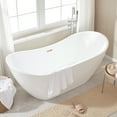 thumbnail image 4 of Vanity Art 71" x 32" Acrylic Freestanding Bathtub, 4 of 8