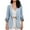 Sky Blue, variant on Blazer for Women Dressy Solid Color Blazer Jacket Long Sleeves Single Button Outwears Casual Lapel Collar Blazer Jackets with Pocket