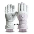 thumbnail image 3 of DPTALR Woman's Gloves Winter Outdoor Windproof Ski Riding Plus Velvet Double Layer Warm Gloves, 3 of 3