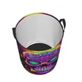 thumbnail image 3 of PHELIKA Galaxy Skull Dream Catcher Skull 02 Laundry Basket 65L Large Foldable Round For Dirty Clothes Toy Storage, 3 of 6
