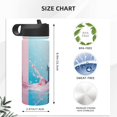 thumbnail image 4 of Honeii Vintage Camera Splash Art Print 18 oz Insulated Water Bottle with Straw Lid, Stainless Steel Sports Water Bottles, Double Walled Vacuum, Leak Proof, 4 of 8