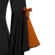 thumbnail image 5 of Gibobby Maxi Vestido De Dama Tops de manga larga de encaje de talla gótica para mujer, túnica, blusa con lentejuelas, camisetas de talla grande（Anaranjado， XL), 5 of 5