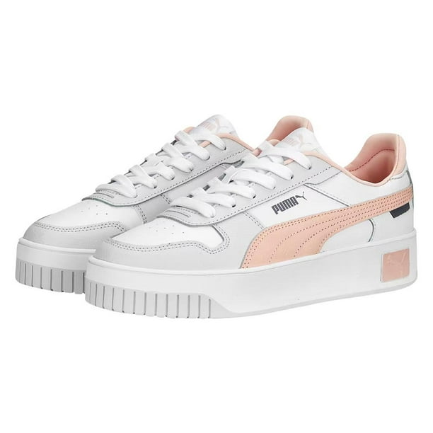Tenis Mujer PUMA Versatil Comodo Original Moderno Altos blanco 27