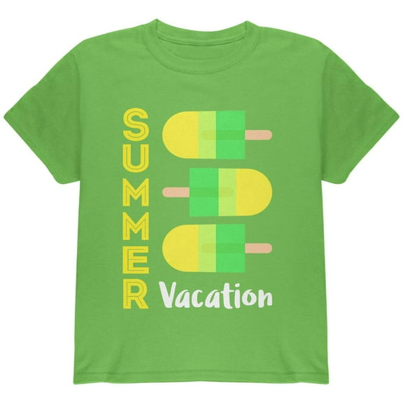 Summer Sun Ice Pop Summer Vacation Youth T Shirt