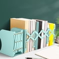 thumbnail image 1 of Metal Book Stand, Desktop Organizer With Retractable Adjustment and Folding Structure, for Office and Study, Green, 1 of 6