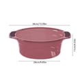 thumbnail image 3 of Sokhug Thickened Hanging Plastic Basin With Handles 13x9 Inch For Bathroom Storage, Purple Multipurpose Tub, 3 of 6