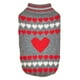 thumbnail image 3 of Jersey de punto para mascotas, prendas de punto para mascotas, disfraz para el Día de San Valentín, suéteres para perros, suéteres con forma de , gris M, 3 of 8