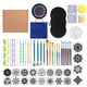 thumbnail image 1 of De Herramientas De Punteo De Mandala, Kit De Pintura De Arte De Graffiti, Juego De Herramientas De Plantillas De Pintura De Punto De Roca, Bandeja Para Dibujo De Mandala, Pintor Casero 60 Piezas Speravity HA015633-00, 1 of 7