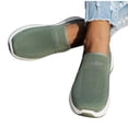 thumbnail image 7 of BRGZLK Womens Sneakers 2026 Trendy Woven Wide Arch Support Mesh Breathable Soft Sole Shoes Casual Comfortable Walking Sports Shoes Army Green 6, 7 of 7