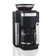 thumbnail image 2 of Hamilton Beach 12 Cup Coffee Maker Brewer w/ Automatic Grounds Dispenser, Black, 2 of 9
