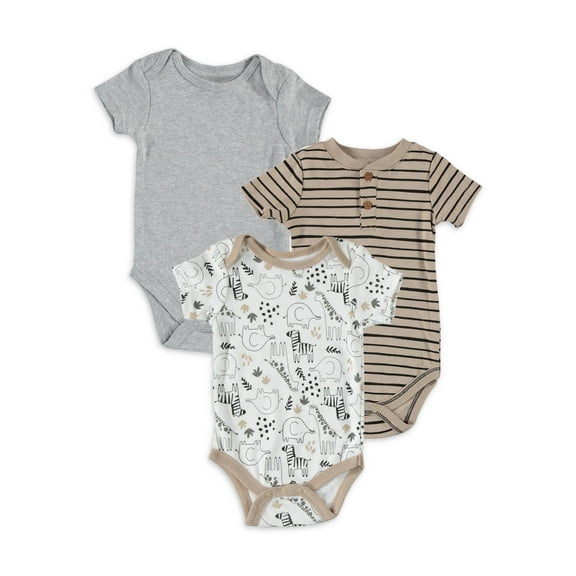 Chick Pea Baby Boy 3-Piece Bodysuit, Newborn-9 Months, Cutie Pie