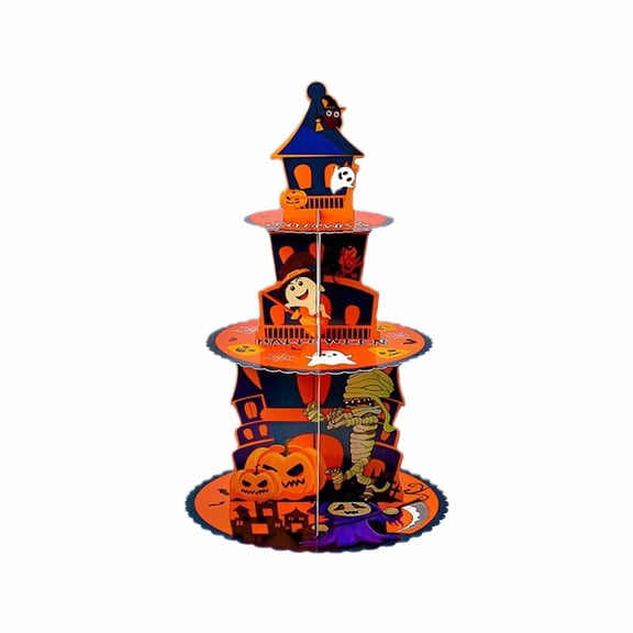 3-Tier Cardboard Cupcake Stand For Dessert Table Displays