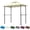 White, variant on Grill Gazebo Replacement Canopy 5x8, Double Tiered BBQ Tent Top, UV-Resistant Outdoor Patio Shelter Cover
