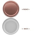 thumbnail image 2 of Miangastore Leakproof Jar Covers Rose Gold Tinplate 6Pcs 2.8X2.8X0.6In, 2 of 8