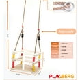 thumbnail image 4 of Wooden Baby Swing with Hanging Ropes, for Babies and Toddlers, 4 of 4