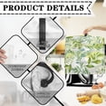 thumbnail image 7 of ZIATUBLES Kitchen Mixer Dust Cover Portable Kitchen Stand Mixer Cover with Top Handle for 4.5-5 Quart Multi-Functional Reusable Kitchen Mixer Accessories, Green Leaf, 7 of 7