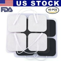 QiQibaby 40 T.E.N.S Reusable Electrode Pads E.M.S Replacement Unit 7000 3000 2x2 Muscle Stimulator