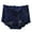 Navy, variant on Hfnxid Womens Underwear Sexy Boyshorts Panties Lace Full Coverage Boxer Briefs with Criss Cross Back
