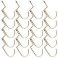 thumbnail image 2 of 20 ganchos metálicos planos de alta resistencia para colgar ropa, ideales para camisas, pantalones y accesorios en armarios y roperos, 2 of 7