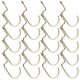 thumbnail image 2 of 20 ganchos metálicos planos de alta resistencia para colgar ropa, ideales para camisas, pantalones y accesorios en armarios y roperos, 2 of 7