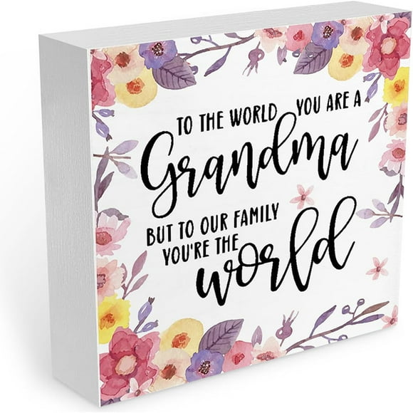 Grandma Gift From Grandchildren Grandma Gift Ideas Grandma Mothers Day Gift Grandma Birthday Gifts 5X5 Inches