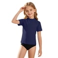 thumbnail image 4 of FUZHIQ Boys Girls Rash Guard Short Sleeve UPF 50+ Sun Protection Swim Shirt Kids Quick Dry SPF Water Shirt,4-5 Years, 4 of 6