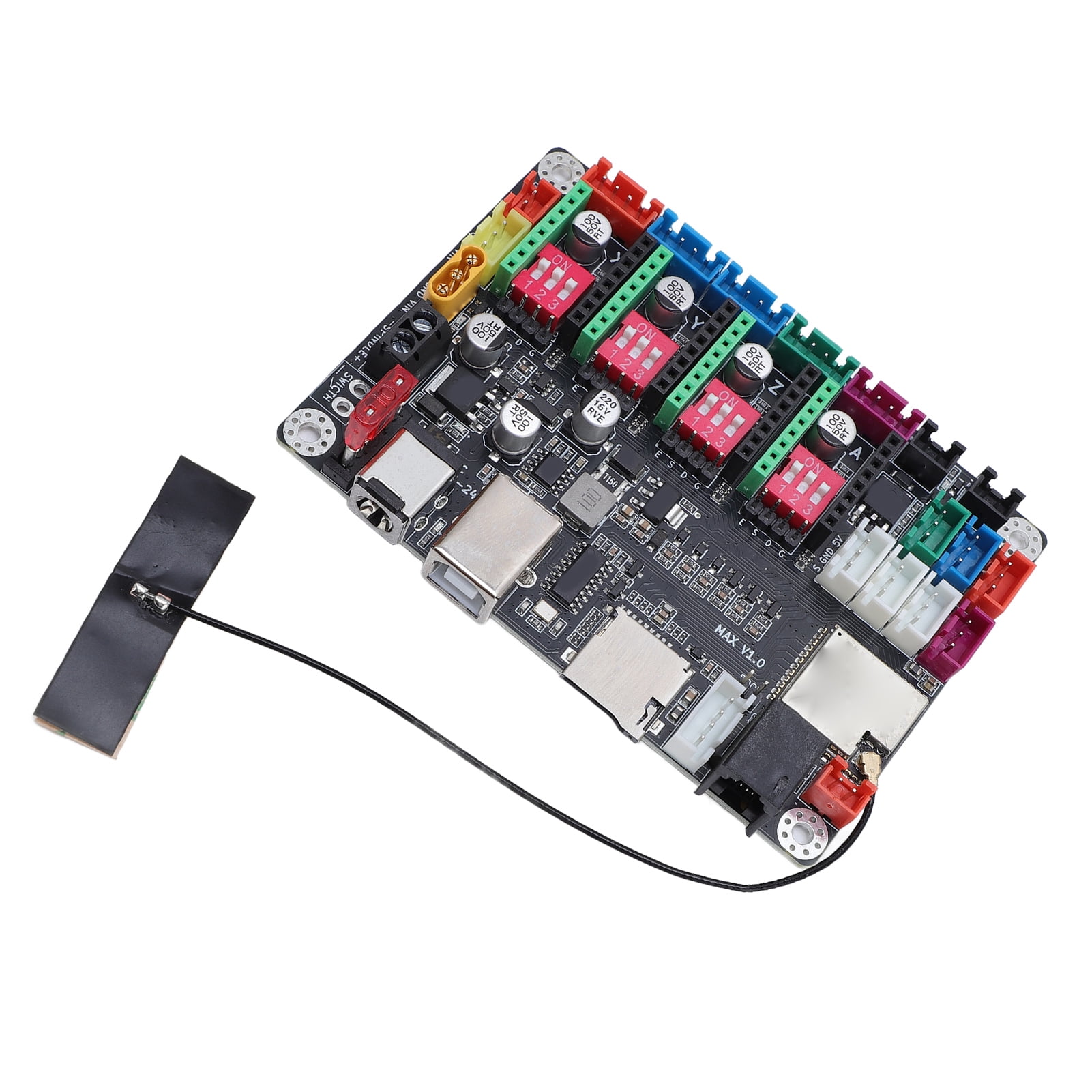 YAHHU DC12V 24V 10A Engraving Machine Control Board Kit 4 Axes GRBL 32 Bit Mainboard with A4988 Driver (6.69 inches / 17 cm)