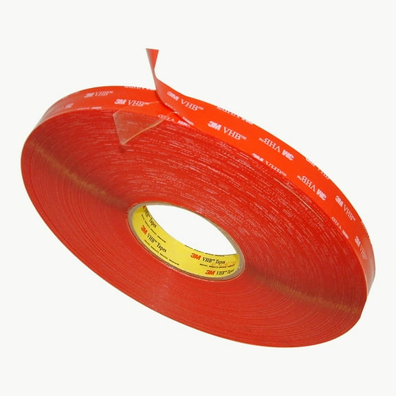 3M VHB Tape [20 mil / transparent] (4905): 3/4 in. x 72 yds. (Clear)