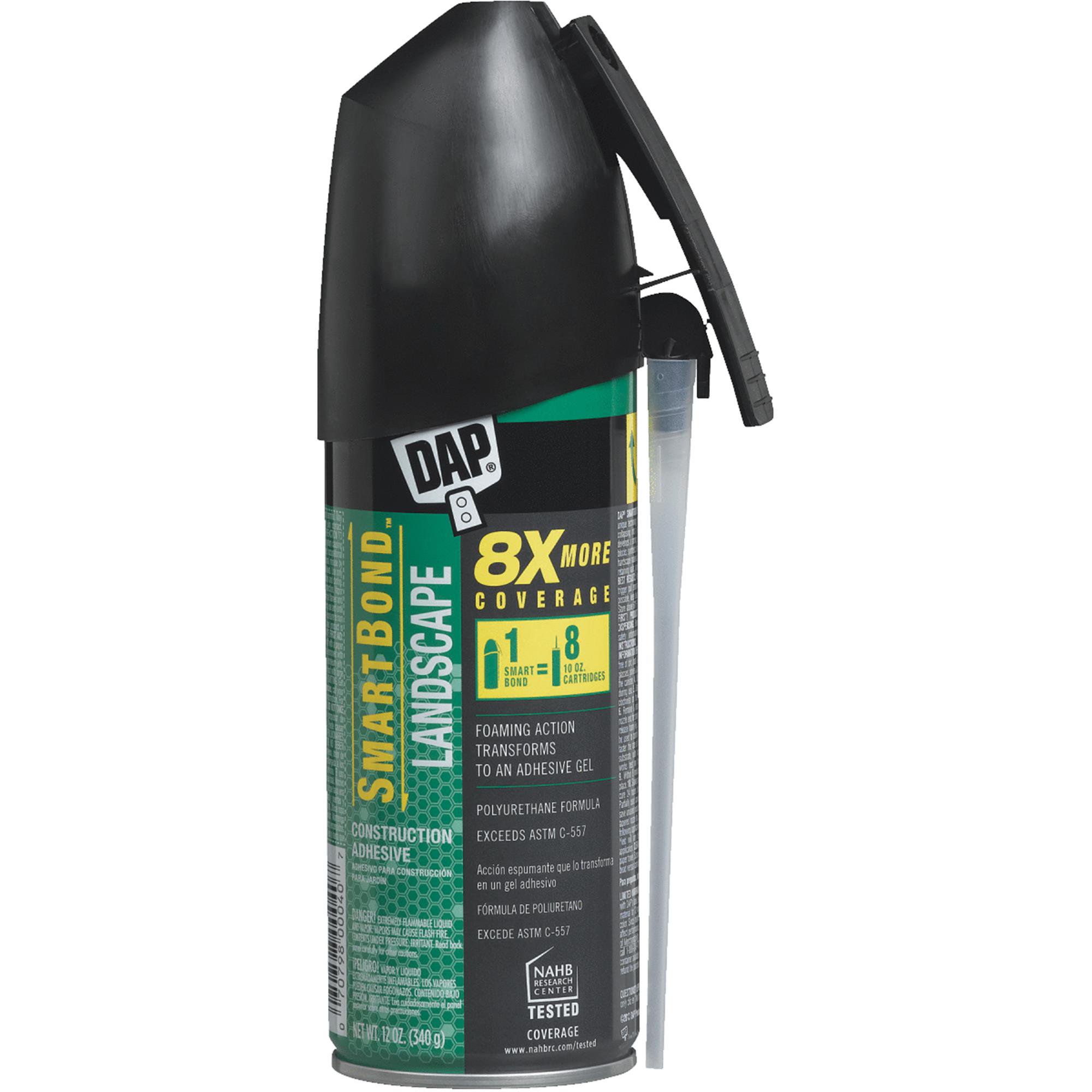 Dap 00040 12 Oz Smartbond Landscape Gel Foam Construction Adhesive
