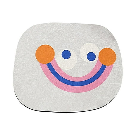 

Veki Cartoon Kitchen Table Drain Pad Household Dishwashing Pad Drying Pad Red Coffee Rable Absorbent Pad round Table Mat Single