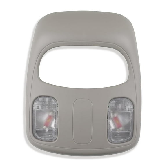 Overhead Consoles Map Reading Light Lamp, Fit For Dodge Ram 1500 2500 3500 2003-2010, OE:1DK78BD1AA, Overhead Consoles With Dome Light Assembly, Interior Cab Lights Storage Assembly-beige-With light