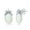 White Opal, variant on Beaux Bijoux Pineapple Design Created Blue Opal Tropical Fruit Stud Earrings Sterling Silver Jewelry for Women or Teens