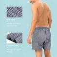 thumbnail image 4 of Natural Feelings Mens Underwear Cotton Woven Boxers for Men, 5 Pack, S M L XL XXL, 4 of 6