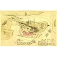 thumbnail image 2 of Page 18x13 White Modern Wood Framed Museum Art Print Titled - Action June 17th 1775 at Charles Town - Page 1775, 2 of 4