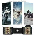 thumbnail image 6 of Uorisanigo ATV Tank Top Saddle Bag Snowmobile Motorcycles Tank Saddlebags Waterproof Front Accessories Western Horse Tribal Aztec Storage Pack Luggage with Drink Pocket, 6 of 7