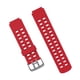 thumbnail image 1 of Inteprter 2 piezas de banda de silicona reemplazada tira gran decoración repuesto reloj suministros DIY Prop accesorios tiras transpirables Electrónica Rojo, 1 of 6