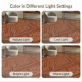 thumbnail image 7 of ODIKA 8'x10' Washable Area Rug Boho Fall Halloween Terracotta Vintage Bathroom Orange Burnt Refined Structured for King Size Bedroom Under Bed, Master Suite, Non-Shedding, Easy Care, 7 of 7