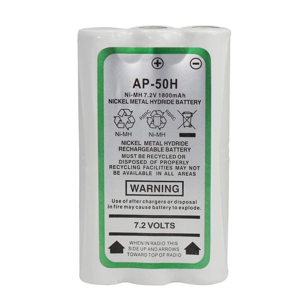 7.2v 1800mAh NiMh Two-way Radio Battery for Motorola HNN9018/A/AR CP50 Radius SP50