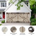 thumbnail image 2 of Farmhouse Wood Grain Garage Door Cover Banner 6 x 13 FT, Vintage Country Barn Gate Brown Garage Door Curtains Backdrop with Grommets for Indoor Outdoor Wall Party Porch Yard Decorations Background, 2 of 9