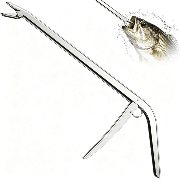 BESTSKY 11.5-Inch Fish Hook Remover,Stainless Steel Fishing Tool-Saltwater&Freshwater Hook Extractor Pliers with Serrated Jaw,Non-Slip Safety Dehooker for Anglers