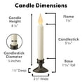 Xodus Innovations Battery Operated LED Window Candle, Dusk to Dawn