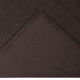 thumbnail image 4 of Better Trends 100% Cotton Full/Double Bedspread – Soft & Cozy Classic Stripe Coverlet, Machine Washable (96" x 110", Chocolate) Jullian Collection, 4 of 5